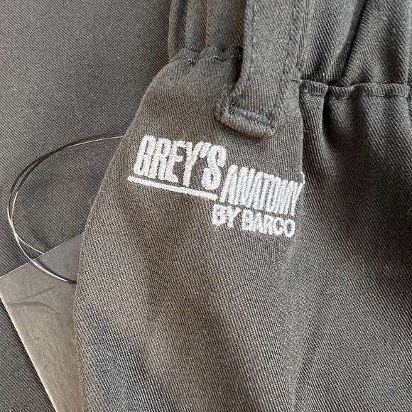 Barco Grey’s Anatomy Six Pocket Double Cargo Mid Rise Scrub Pants Black Size 3X - Picture 10 of 14